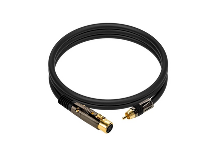 Monoprice 3ft Premier Series XLR Female to RCA Male Cable, 16AWG (Gold Plated)