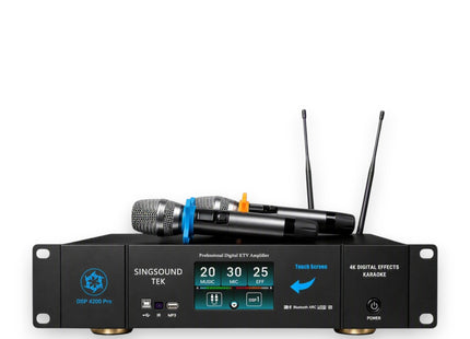 Karaoke System Bose F1 Model 812 Flexible Array Loudspeaker and Subwoofer Pair with Singsound Tek DSP4200