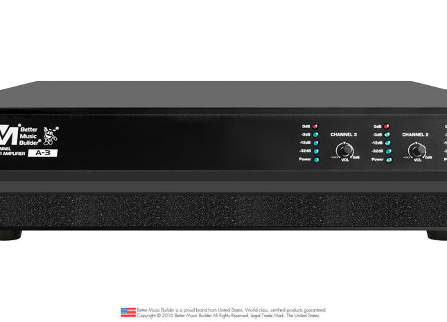 Bộ khuếch đại công suất 3 kênh A-3 1200 Watt