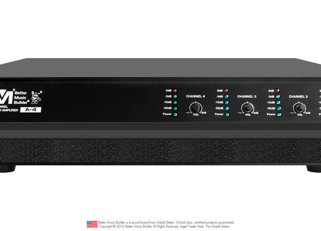 Bộ khuếch đại công suất 4 kênh A-4 1600 Watt