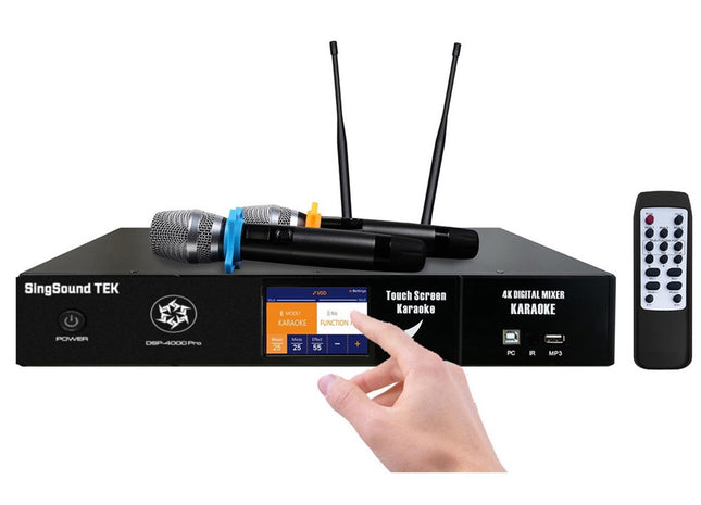 Bộ xử lý trộn âm thanh KTV kỹ thuật số chuyên nghiệp DSP 4000 Pro