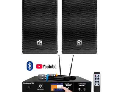 Singsound Tek DSP4000 + Better Music Builder DFS-12A Bluetooth Youtube