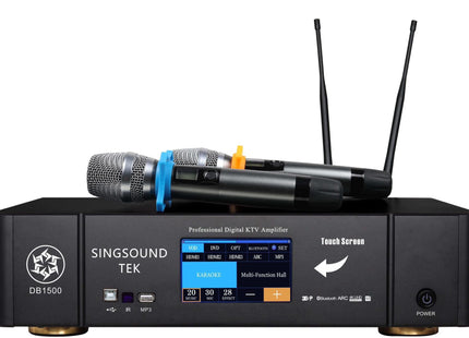 Hệ thống Karaoke hoàn chỉnh Bluetooth Iphone Ipad Youtube Hệ thống chuyên nghiệp 4000W Khuyến mại đặc biệt