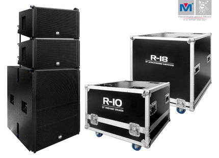 Loa 2 chiều R-10 + Loa siêu trầm chủ động/có nguồn R-18