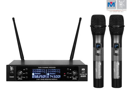 VM-52U G5 DUAL CHANNEL UHF WIRELESS MICROPHONE SYSTEM