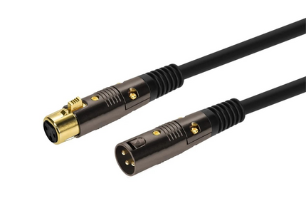 Monoprice 3ftPremier Series XLR Male to XLR Female 16AWG Cable (Gold Plated) [Microphone and Interconnect]